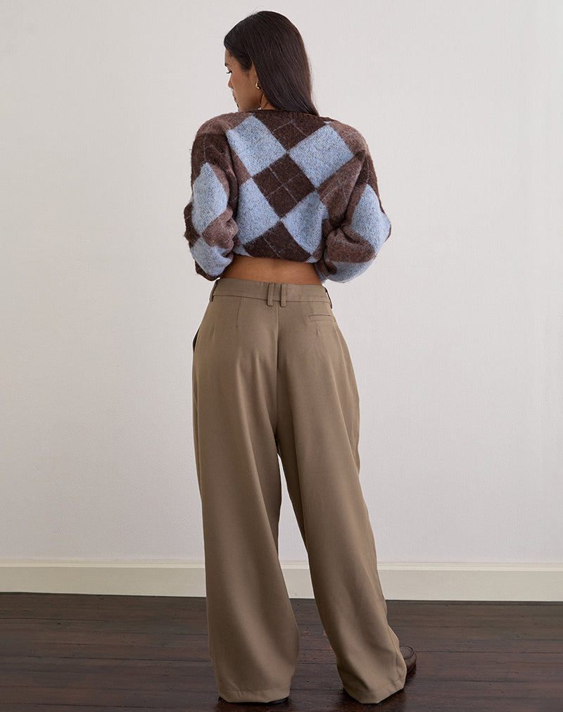 Trouser in Tailoring Beige
