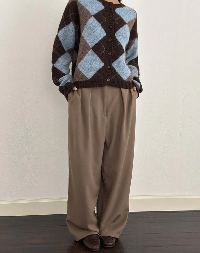 Trouser in Tailoring Beige