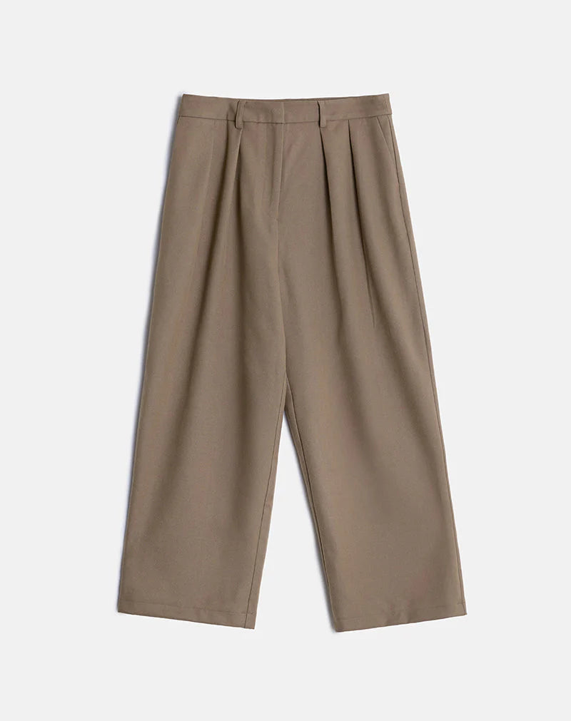 Trouser in Tailoring Beige